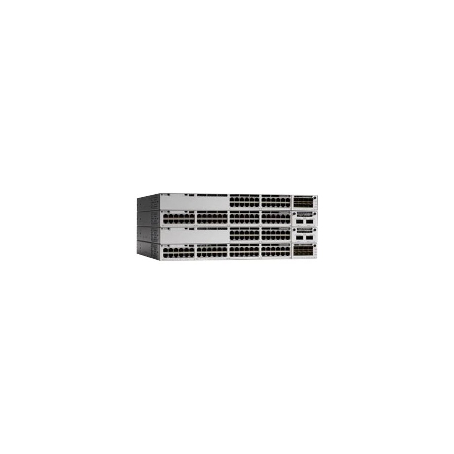 Cisco Catalyst C9300-24S Ethernet Switch - Manageable - Gigabit Ethernet - 1000Base-X - 2 Layer Supported - Modular - 24 SFP Slots - 715 W Power Consumption - Optical Fiber - 1U - Rack-mountable, Stan