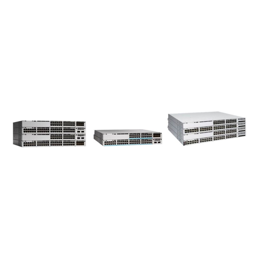 Cisco Catalyst C9300X-48HX Ethernet Switch - 48 Ports - Manageable - 10 Gigabit Ethernet - 10GBase-T - 3 Layer Supported - Modular - 1100 W Power Consumption - 90 W PoE Budget - Twisted Pair - PoE Por
