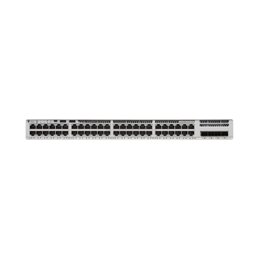 Cisco Meraki Catalyst C9200L-48T-4G-M Ethernet Switch - 48 Ports - Manageable - Gigabit Ethernet - 1000Base-T - 3 Layer Supported - 47.33 W Power Consumption - Twisted Pair - 1U - Rack-mountable - Lif