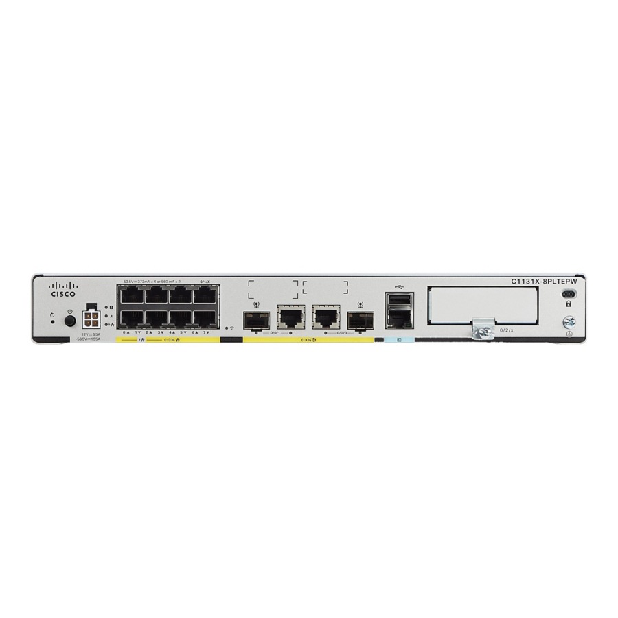 C1131-8PWB: Cisco Catalyst (ISR) 1131-8PWB Wi-Fi 6 Integrated Services Router