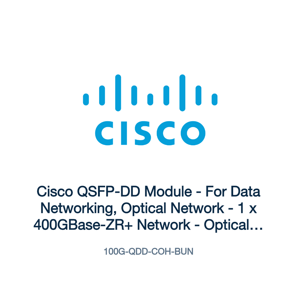 100G-QDD-COH-BUN: Cisco QSFP-DD Module