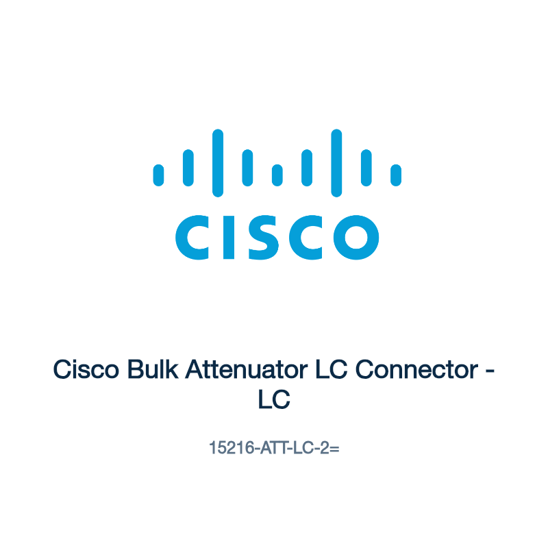 15216-ATT-LC-2=: Cisco Bulk Attenuator LC Connector