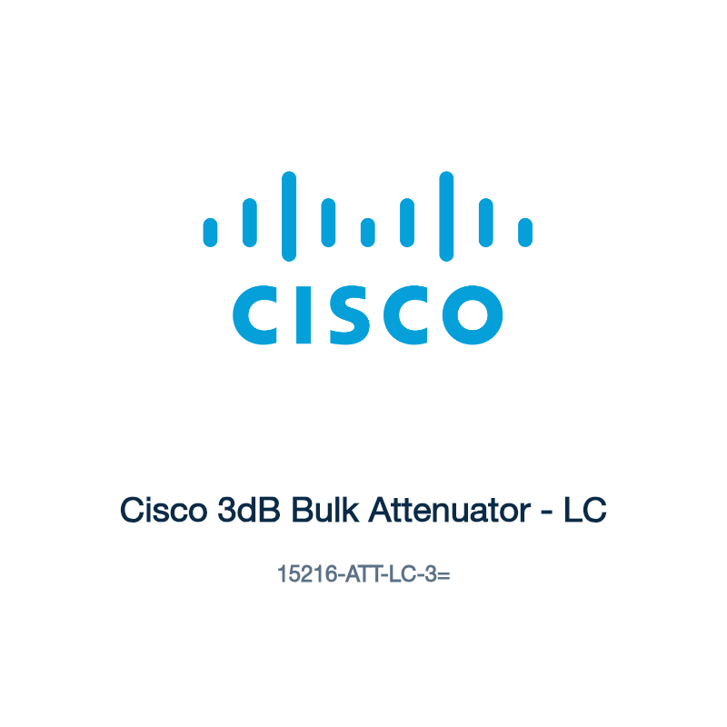 15216-ATT-LC-3=: Cisco 3dB Bulk Attenuator