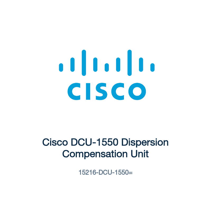 15216-DCU-1550=: Cisco DCU-1550 Dispersion Compensation Unit