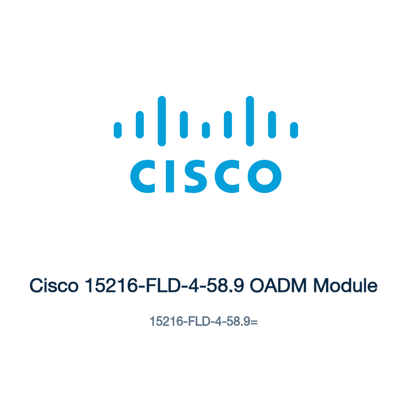 15216-FLD-4-58.9=: Cisco 15216-FLD-4-58.9 OADM Module