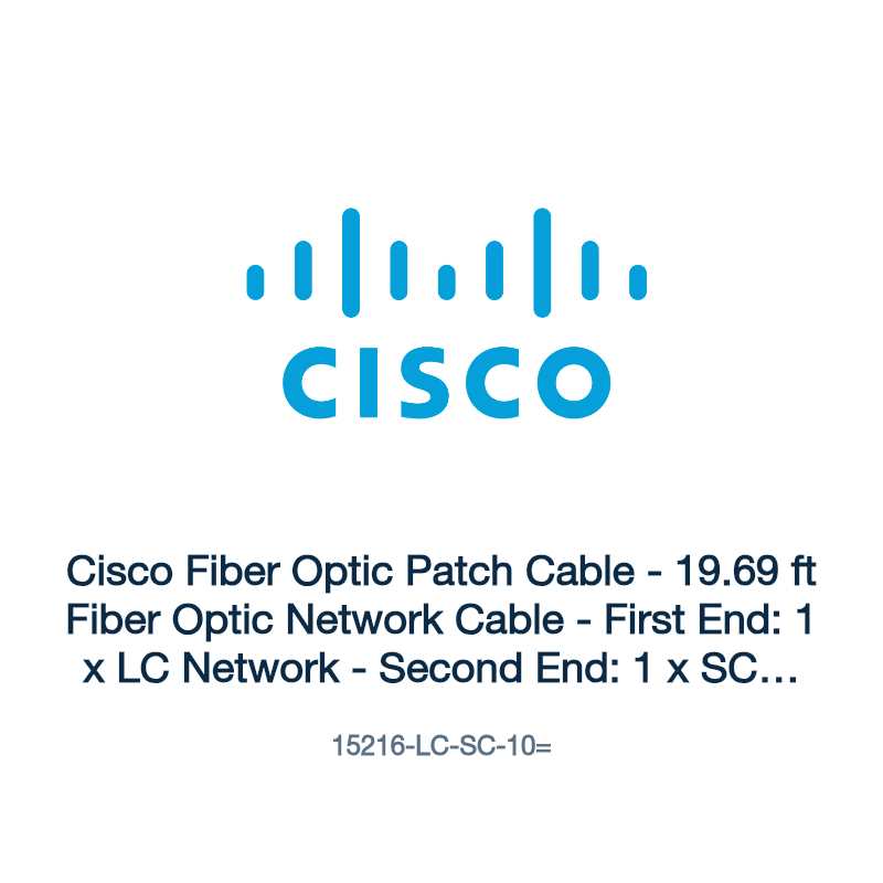 15216-LC-SC-10=: Cisco Fiber Optic Patch Cable
