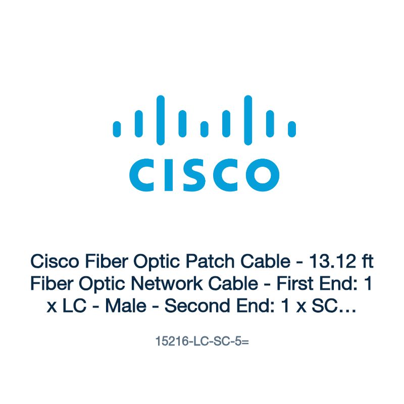 15216-LC-SC-5=: Cisco Fiber Optic Patch Cable