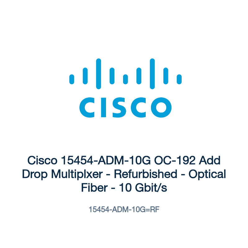 15454-ADM-10G=RF: Cisco 15454-ADM-10G OC-192 Add Drop Multiplxer