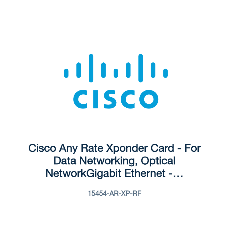 15454-AR-XP-RF: Cisco Any Rate Xponder Card