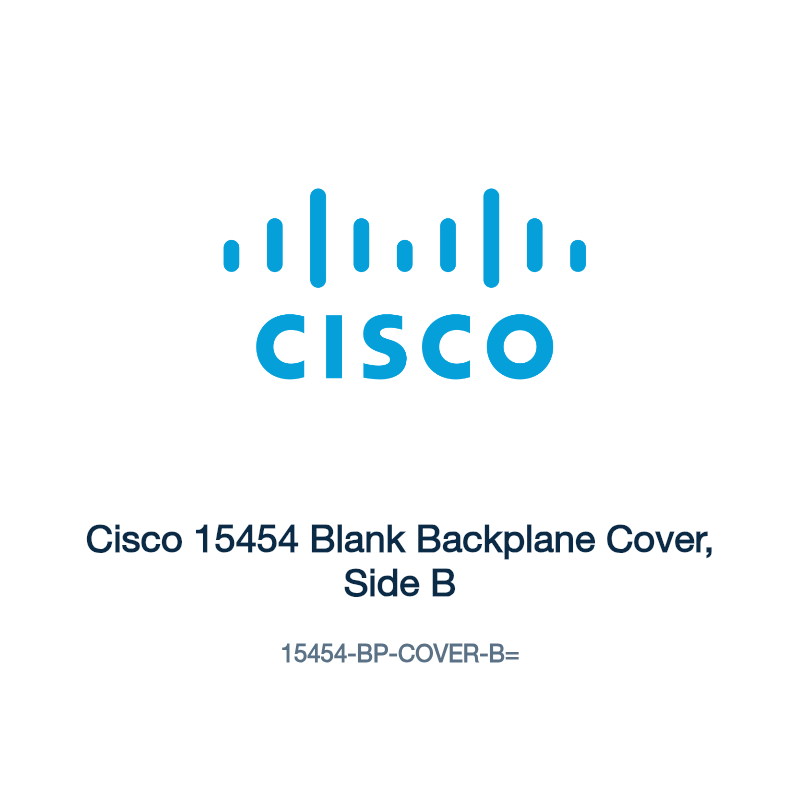 15454-BP-COVER-B=: Cisco 15454 Blank Backplane Cover, Side B