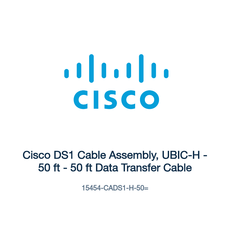 15454-CADS1-H-50=: Cisco DS1 Cable Assembly, UBIC-H