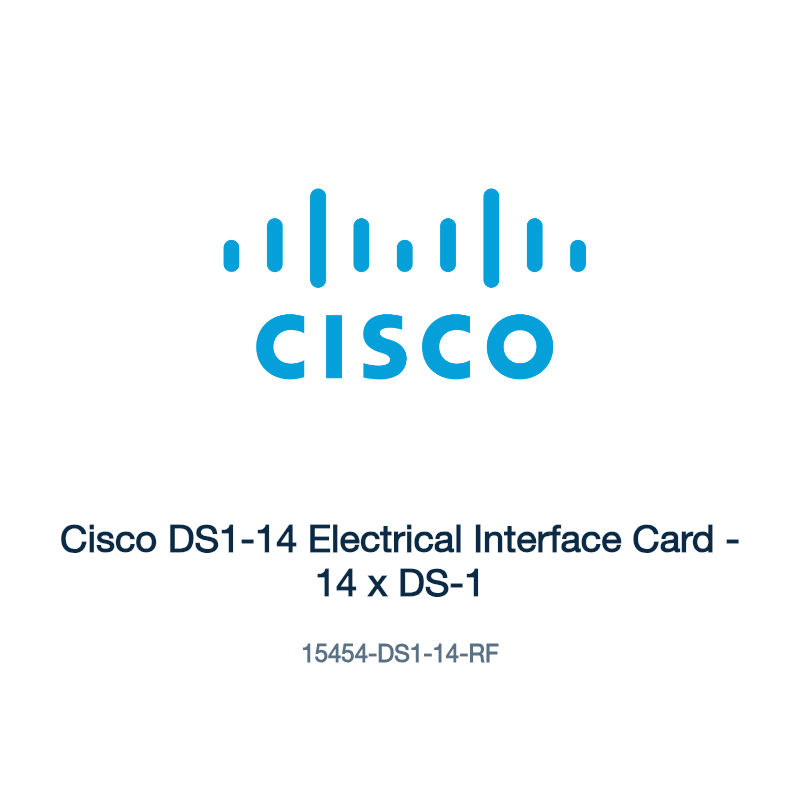 15454-DS1-14-RF: Cisco DS1-14 Electrical Interface Card