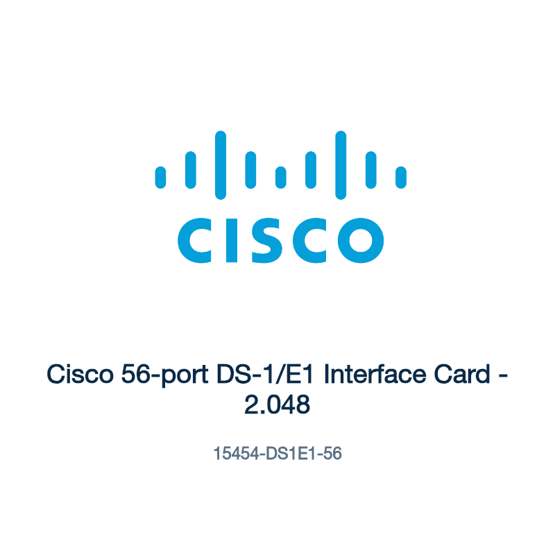 15454-DS1E1-56: Cisco 56-port DS-1/E1 Interface Card