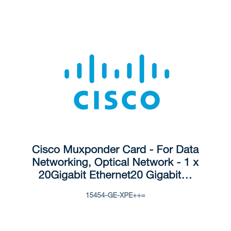15454-GE-XPE++=: Cisco Muxponder Card