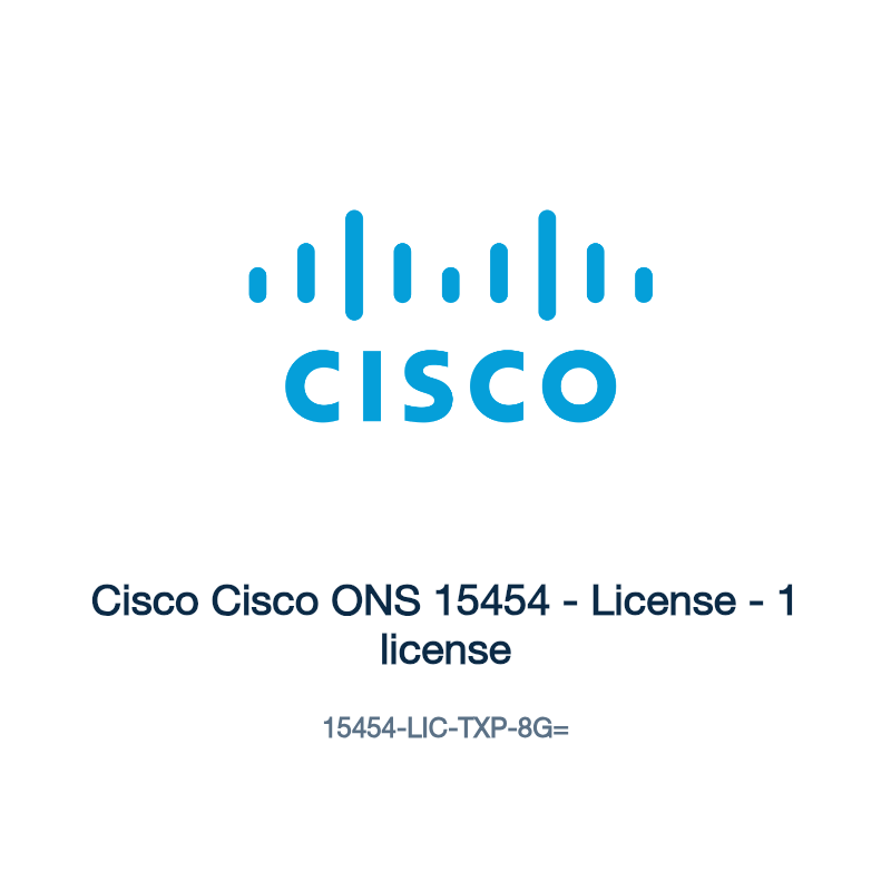 15454-LIC-TXP-8G=: Cisco Cisco ONS 15454
