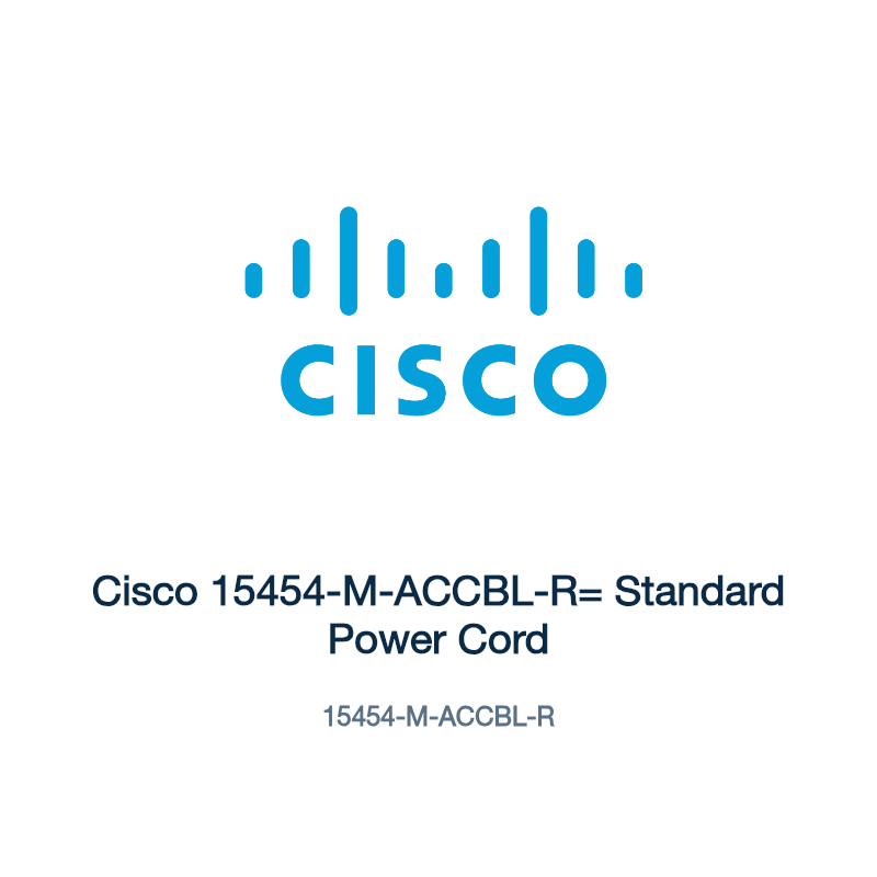 15454-M-ACCBL-R: Cisco 15454-M-ACCBL-R= Standard Power Cord