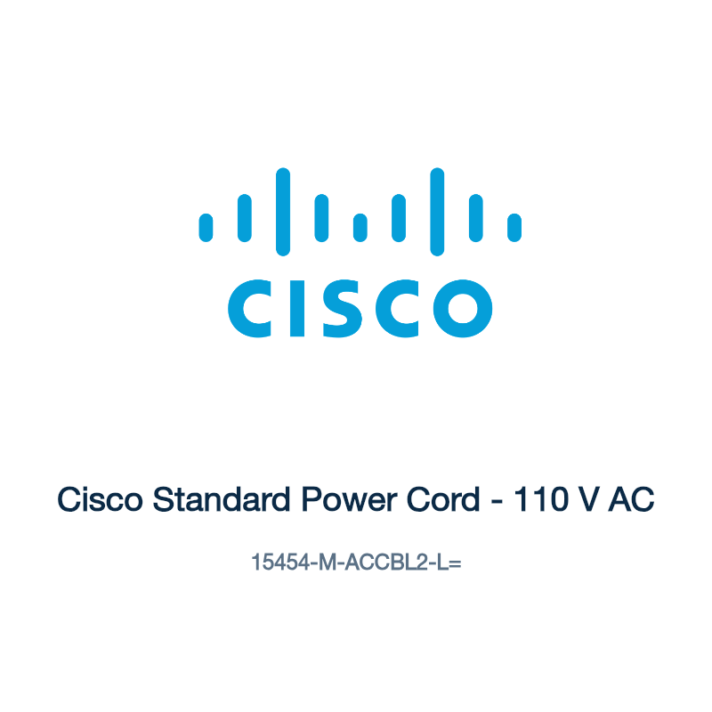 15454-M-ACCBL2-L=: Cisco Standard Power Cord