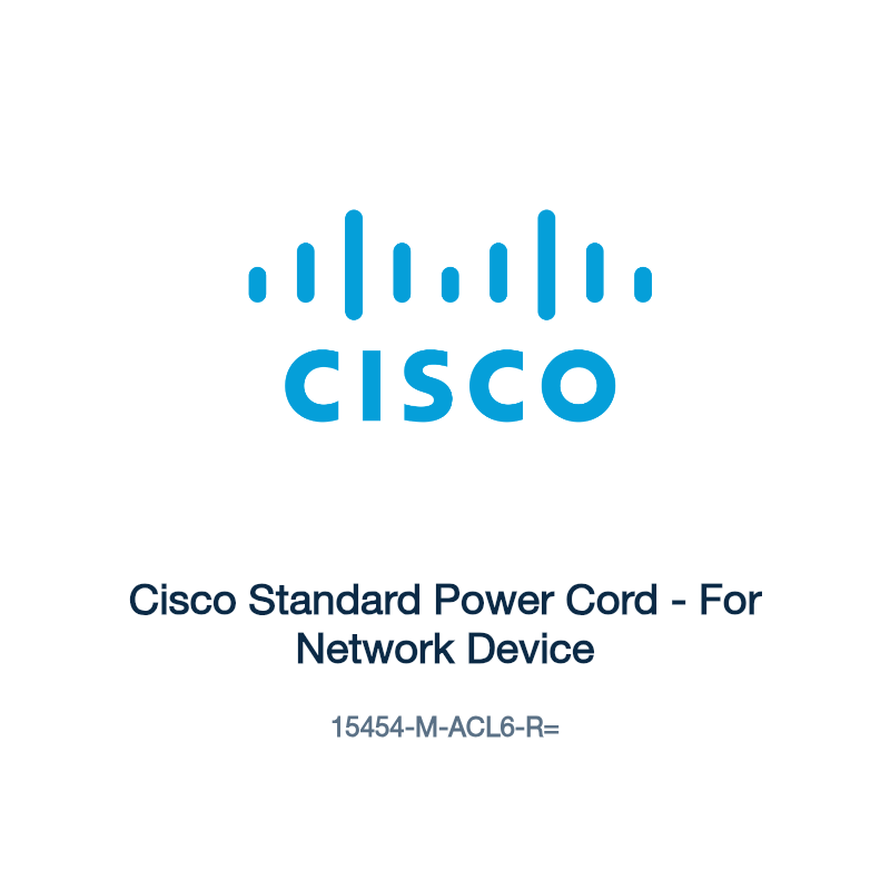 15454-M-ACL6-R=: Cisco Standard Power Cord