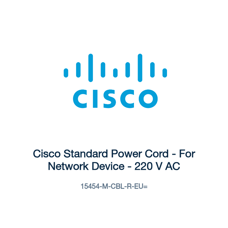 15454-M-CBL-R-EU=: Cisco Standard Power Cord