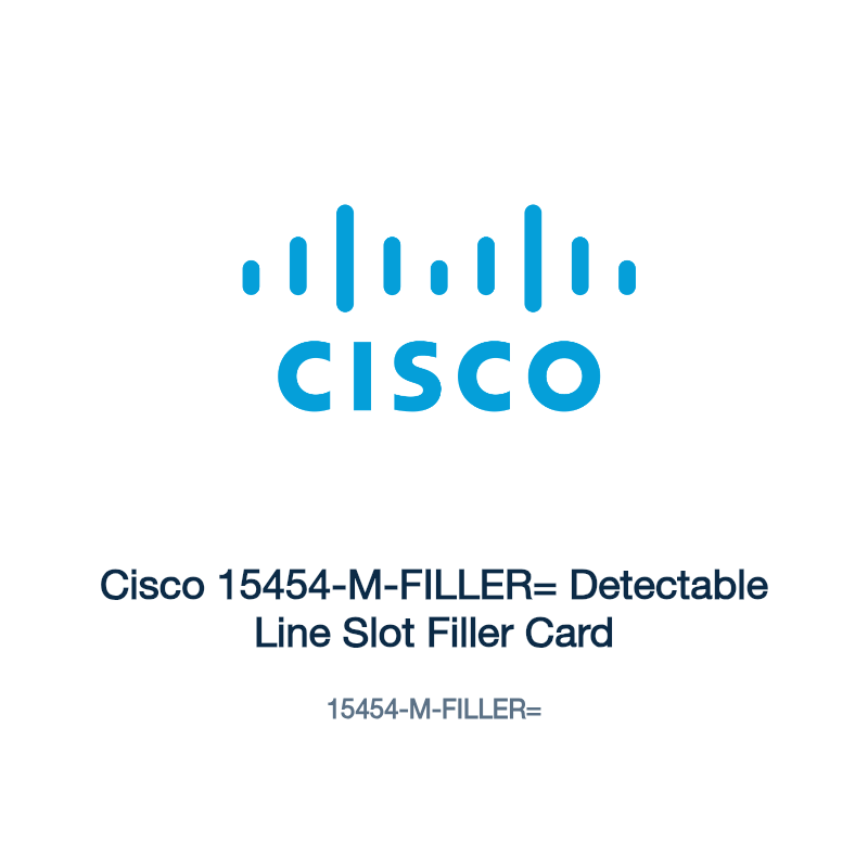 15454-M-FILLER=: Cisco 15454-M-FILLER= Detectable Line Slot Filler Card
