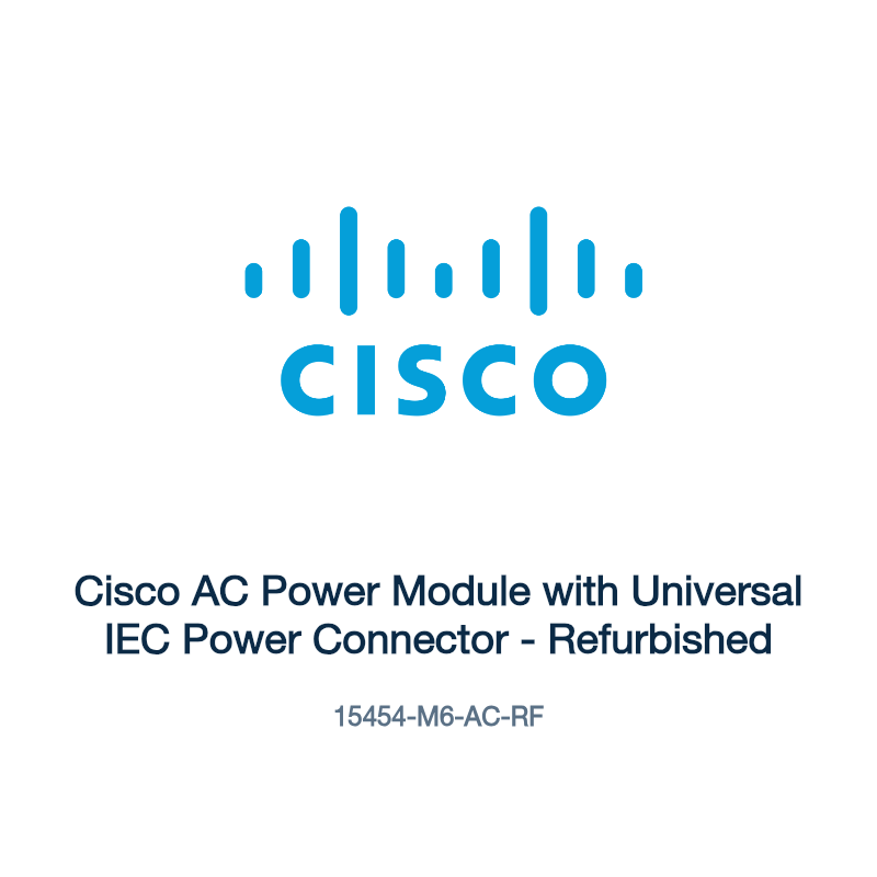 15454-M6-AC-RF: Cisco AC Power Module with Universal IEC Power Connector