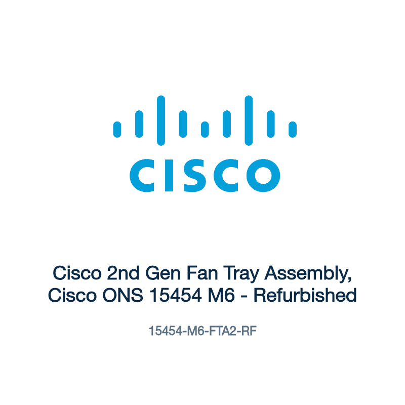 15454-M6-FTA2-RF: Cisco 2nd Gen Fan Tray Assembly, Cisco ONS 15454 M6