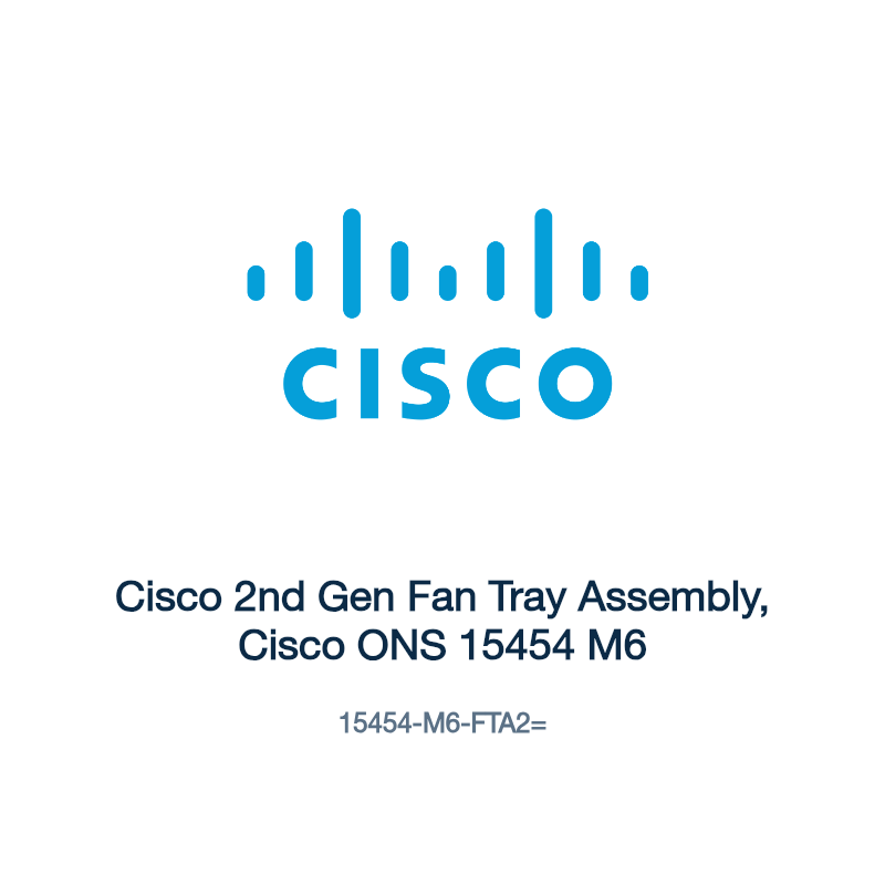 15454-M6-FTA2=: Cisco 2nd Gen Fan Tray Assembly, Cisco ONS 15454 M6