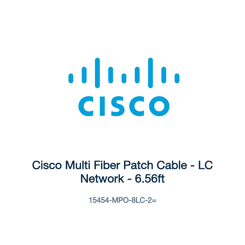15454-MPO-8LC-2=: Cisco Multi Fiber Patch Cable