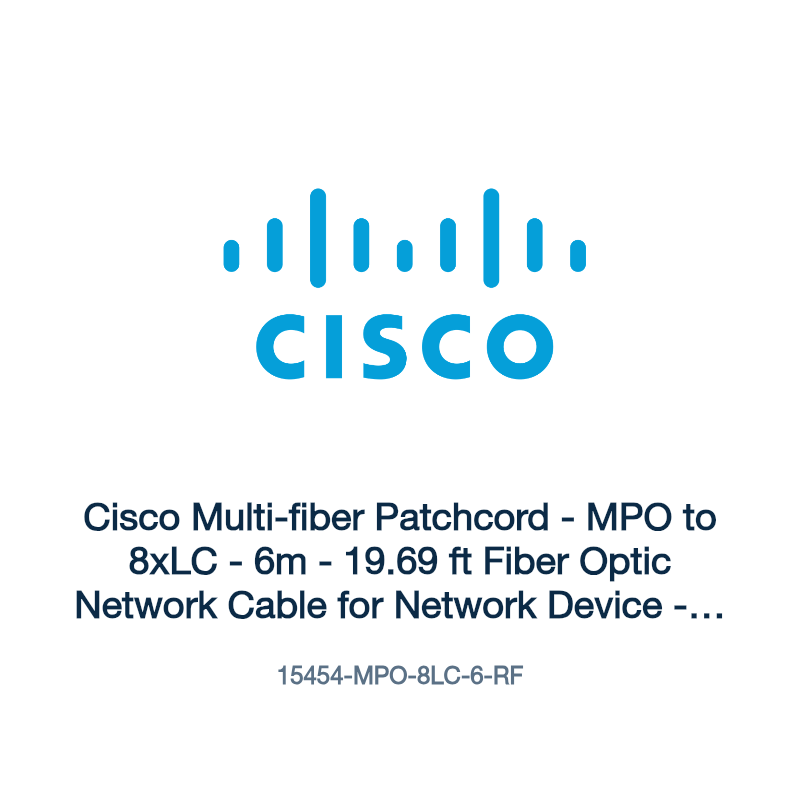 15454-MPO-8LC-6-RF: Cisco Multi-fiber Patchcord