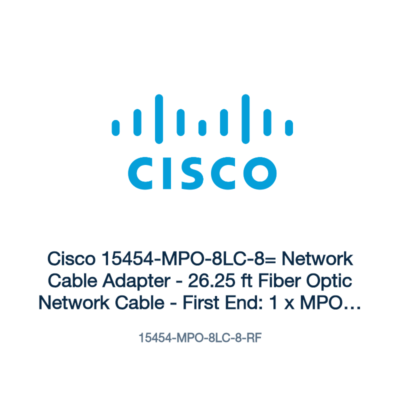 15454-MPO-8LC-8-RF: Cisco 15454-MPO-8LC-8= Network Cable Adapter