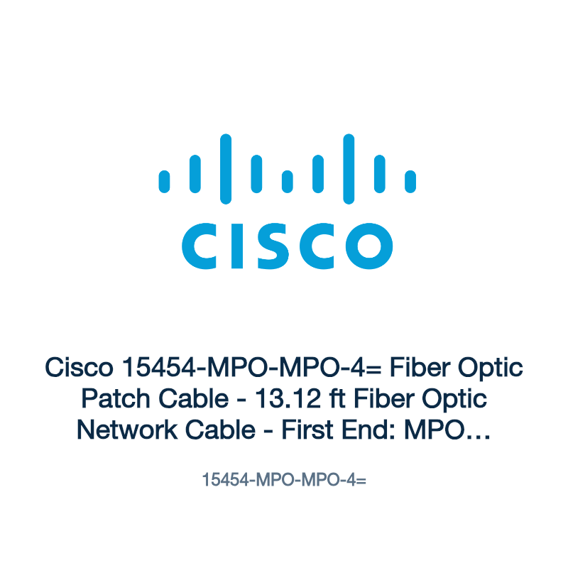 15454-MPO-MPO-4=: Cisco 15454-MPO-MPO-4= Fiber Optic Patch Cable