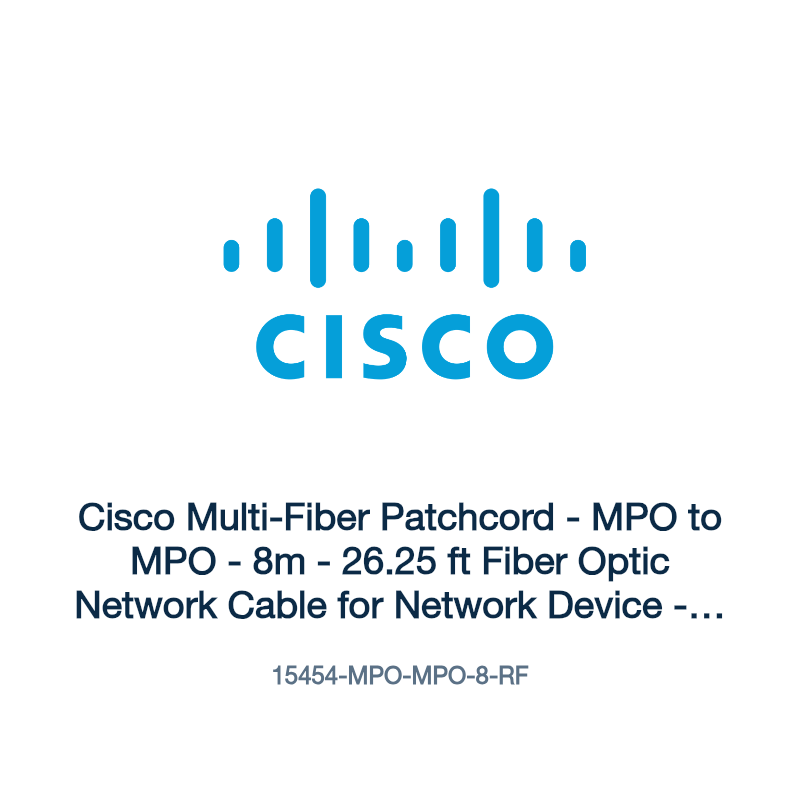 15454-MPO-MPO-8-RF: Cisco Multi-Fiber Patchcord