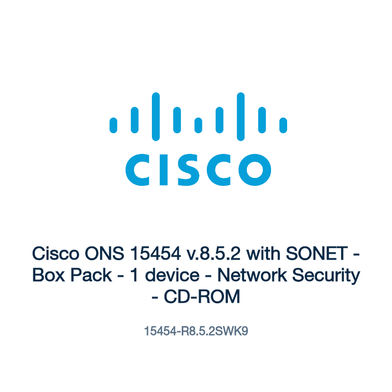 15454-R8.5.2SWK9: Cisco ONS 15454 v.8.5.2 with SONET