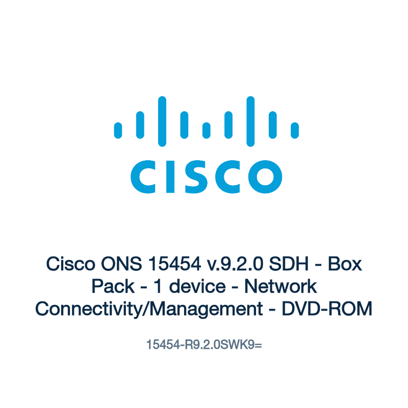 15454-R9.2.0SWK9=: Cisco ONS 15454 v.9.2.0 SDH