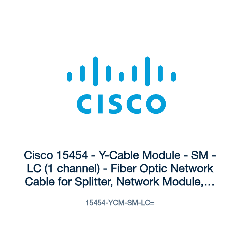 15454-YCM-SM-LC=: Cisco 15454 - Y-Cable Module - SM - LC (1 channel)