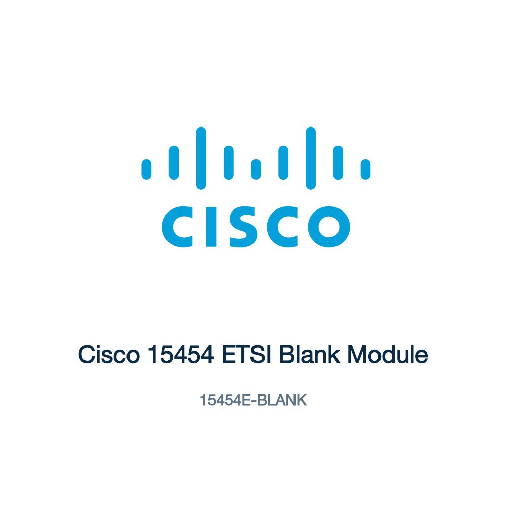 15454E-BLANK: Cisco 15454 ETSI Blank Module