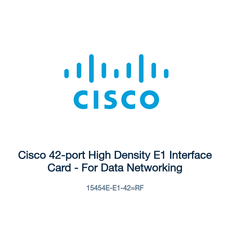 15454E-E1-42=RF: Cisco 42-port High Density E1 Interface Card