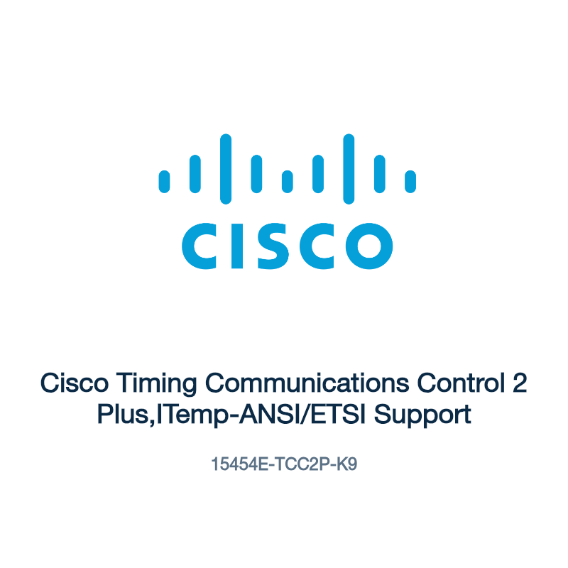 15454E-TCC2P-K9: Cisco Timing Communications Control 2 Plus,ITemp-ANSI/ETSI Support
