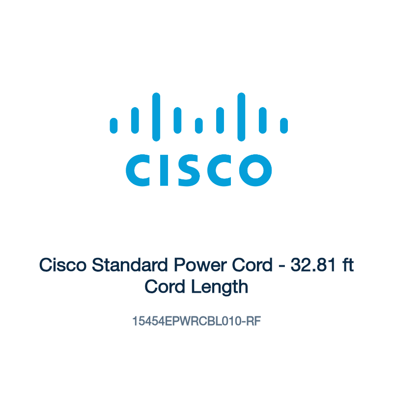 15454EPWRCBL010-RF: Cisco Standard Power Cord