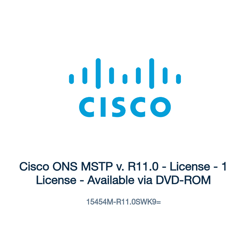 15454M-R11.0SWK9=: Cisco ONS MSTP v. R11.0