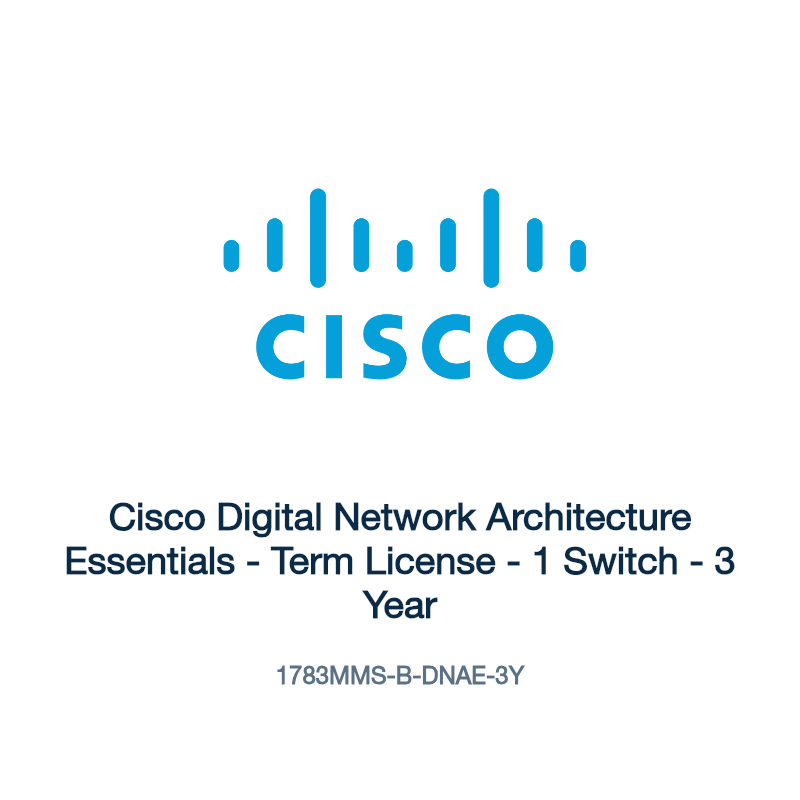 1783MMS-B-DNAE-3Y: Cisco Digital Network Architecture Essentials