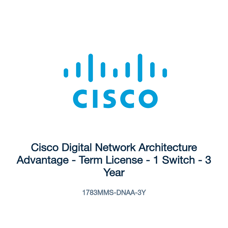 1783MMS-DNAA-3Y: Cisco Digital Network Architecture Advantage
