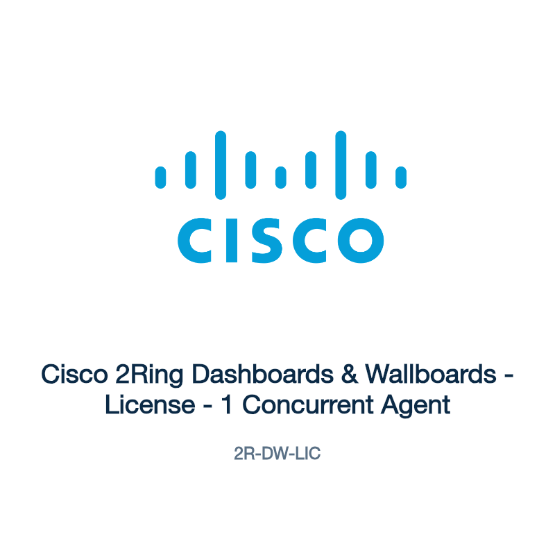 2R-DW-LIC: Cisco 2Ring Dashboards & Wallboards