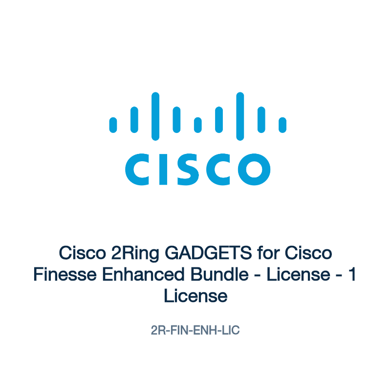 2R-FIN-ENH-LIC: Cisco 2Ring GADGETS for Cisco Finesse Enhanced Bundle