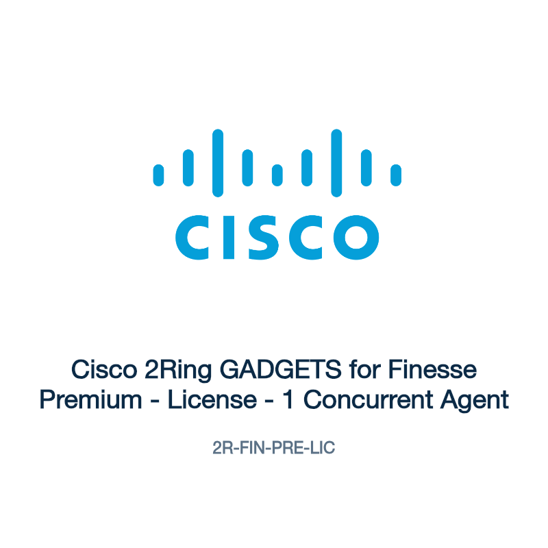 2R-FIN-PRE-LIC: Cisco 2Ring GADGETS for Finesse Premium