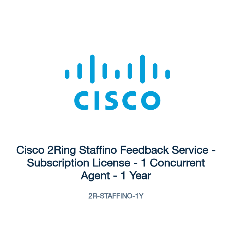 2R-STAFFINO-1Y: Cisco 2Ring Staffino Feedback Service