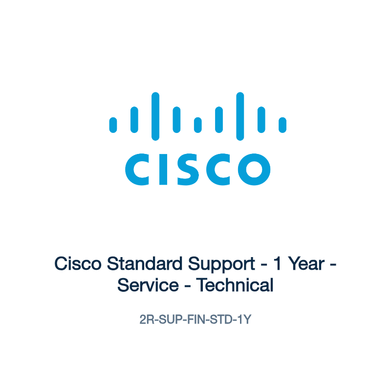2R-SUP-FIN-STD-1Y: Cisco Standard Support