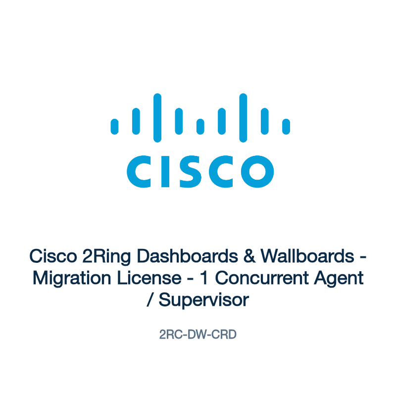 2RC-DW-CRD: Cisco 2Ring Dashboards & Wallboards