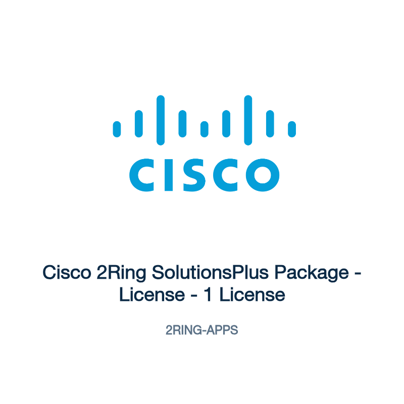 2RING-APPS: Cisco 2Ring SolutionsPlus Package