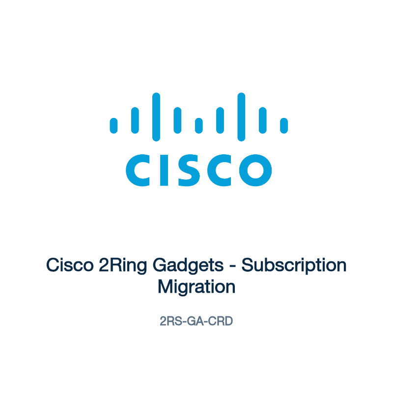 2RS-GA-CRD: Cisco 2Ring Gadgets